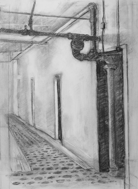 Charcoal, 29 x 20 in., 2009